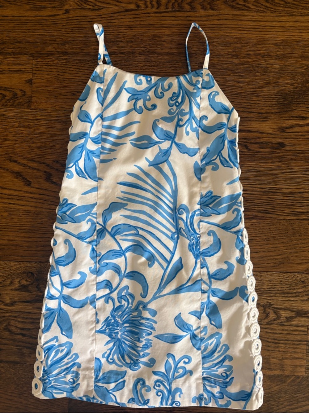 Lilly Pulitzer White & Blue Dress